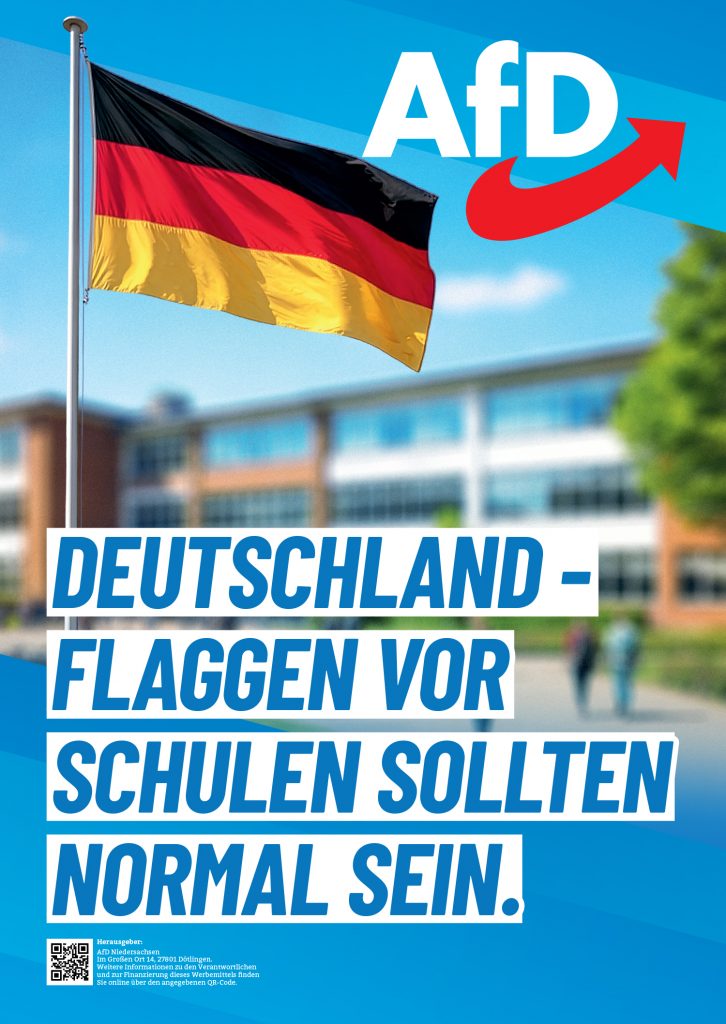 Deutschland Flagge Vor Schulen Sollten Normal Sein