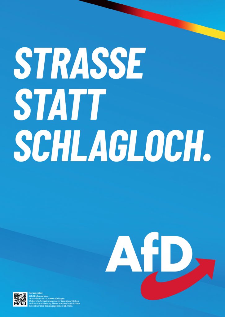 Strasse Statt Schlagloch